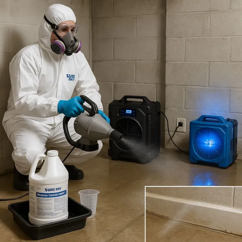 Sanitization and Odor Removal process in Oxford, CT