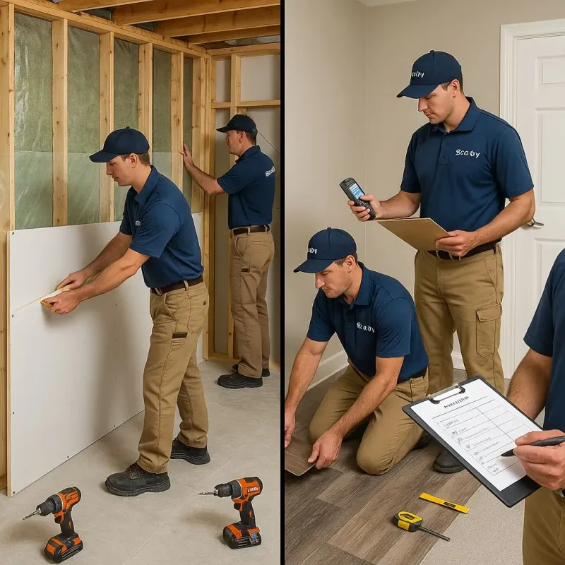 Repairs and Reconstruction process in Oxford, CT